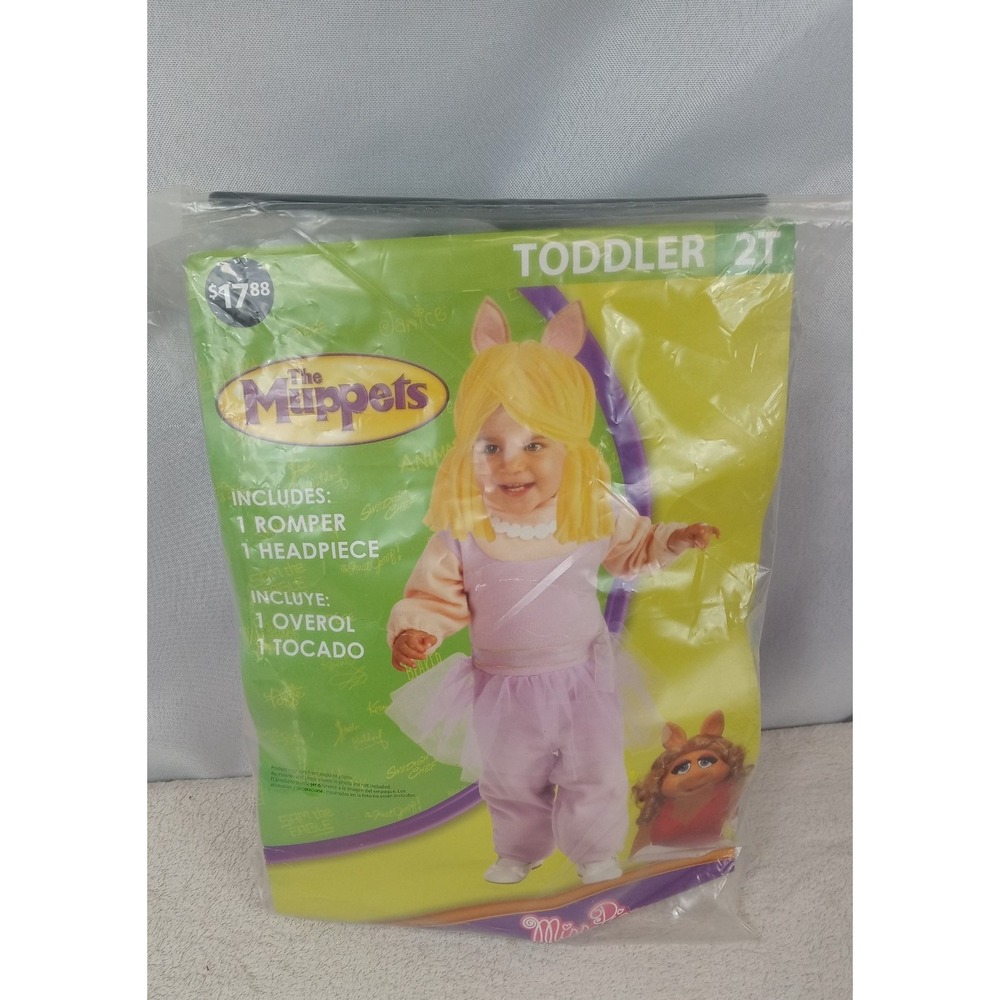 The‎ Muppets Miss Piggy Toddler Halloween Costume 2T New in Package